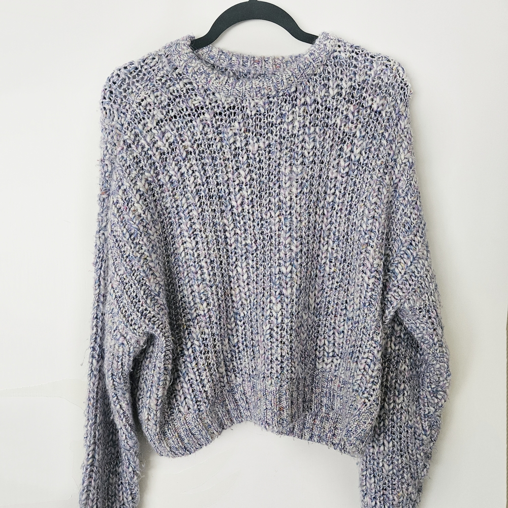 Pistola Crew Neck Sweater with Chunky Knit Size Small